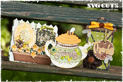 Chamomile Friendship Cards SVG Kit Chamomile Friendship Cards SVG Kit