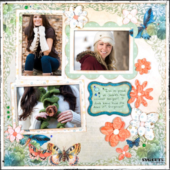 Memory Garden Designer Page SVG Kit